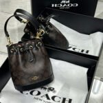 Drawstring Mini Bucket Bag 9022 - Image 2