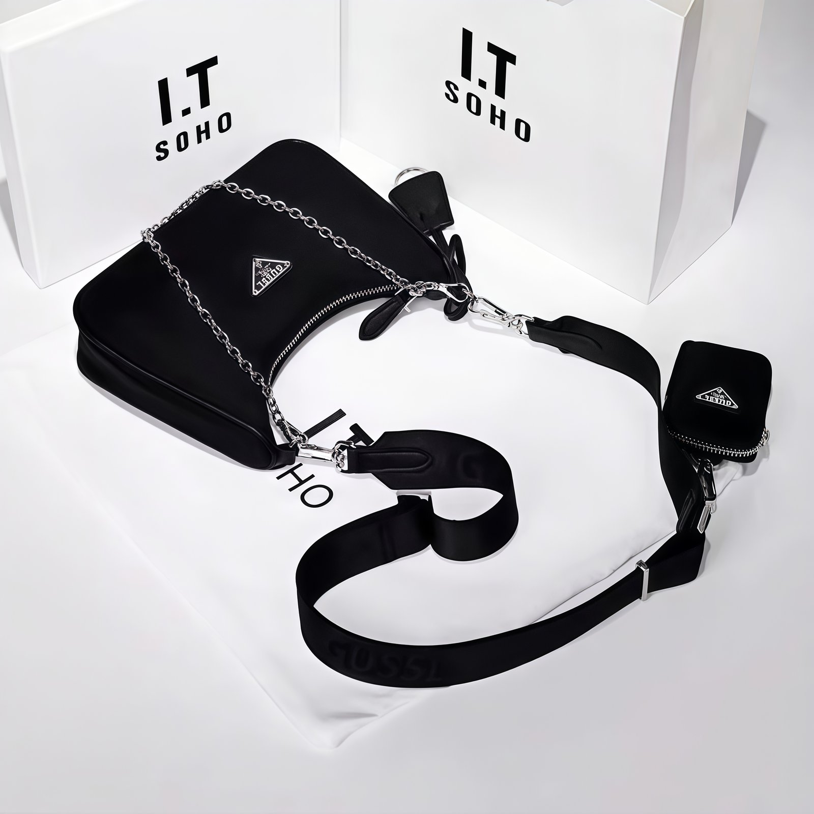 PD-1 Hobo nylon bag - Image 1