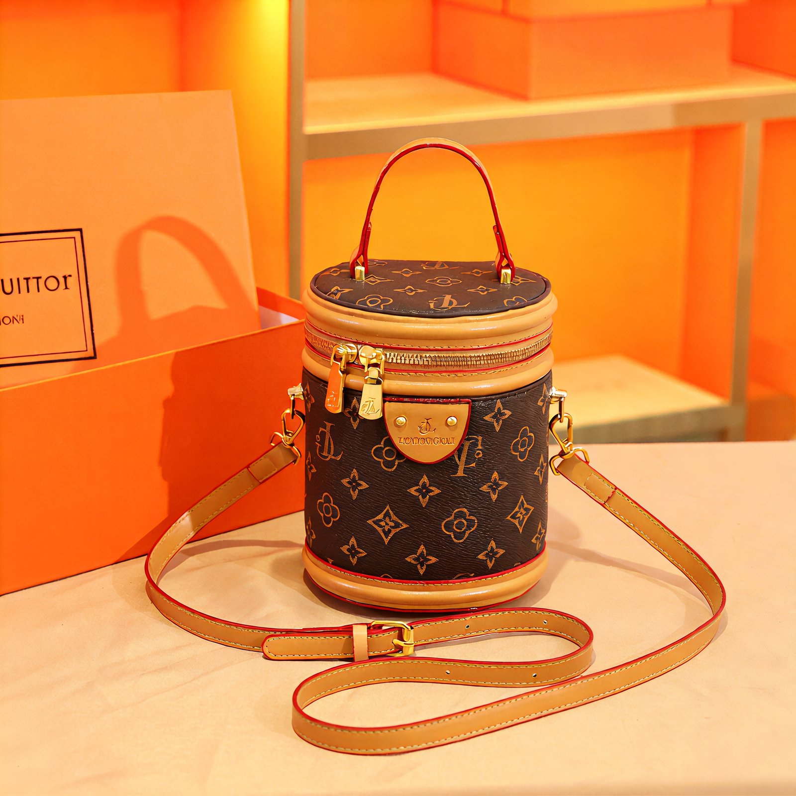 lv-2 Handheld Bucket Bag - Image 1